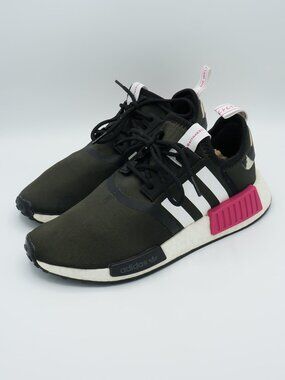 Adidas x Marimekko NMD_R1 Core Black Magenta Pink Women's Size 7